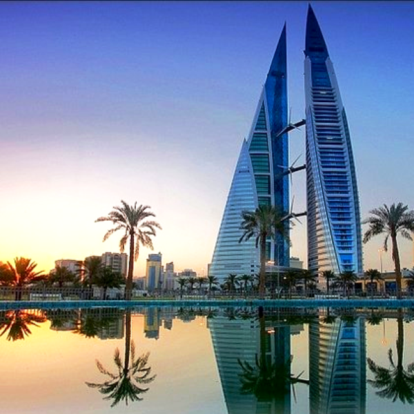 Бахрейн на закате дня
