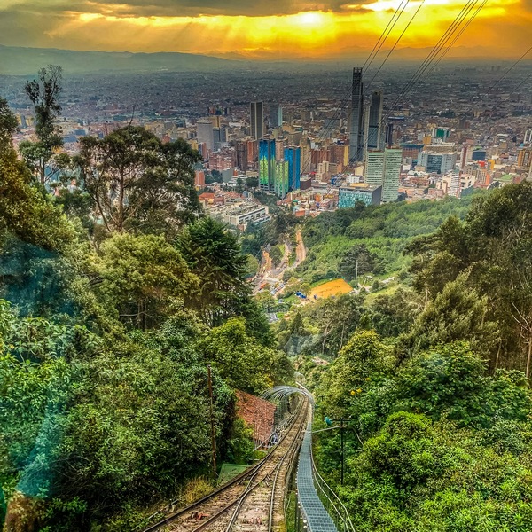 Вид на столицу Богота