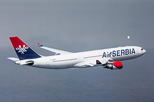 Самолёт компании Air Serbia, авиапарк Air Serbia