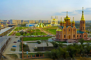Фото города Актобе, Казахстан