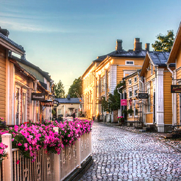 Путешествие по городам Финляндии, красивая архитектура