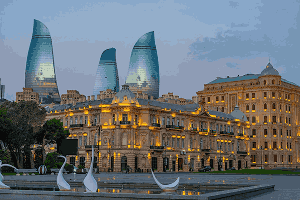Фото города Баку, Азербайджан