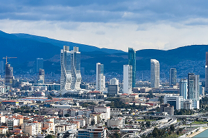 Вид на город Измир(Турция)
