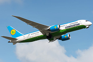 Самолёт компании Uzbekistan Airways, авиапарк Узбекских авиалиний