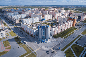 Вид на город Новый Уренгой