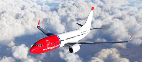 Самолет Norwegian