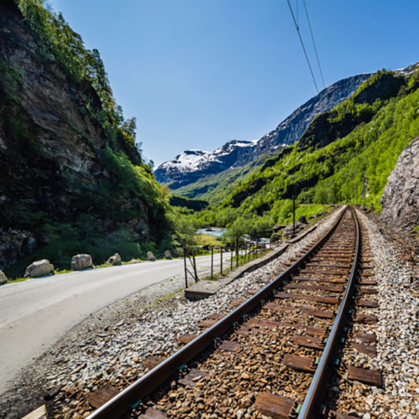 Фломская железная дорога в Норвегии