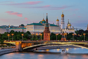 Вид на Кремль Москва(Россия)